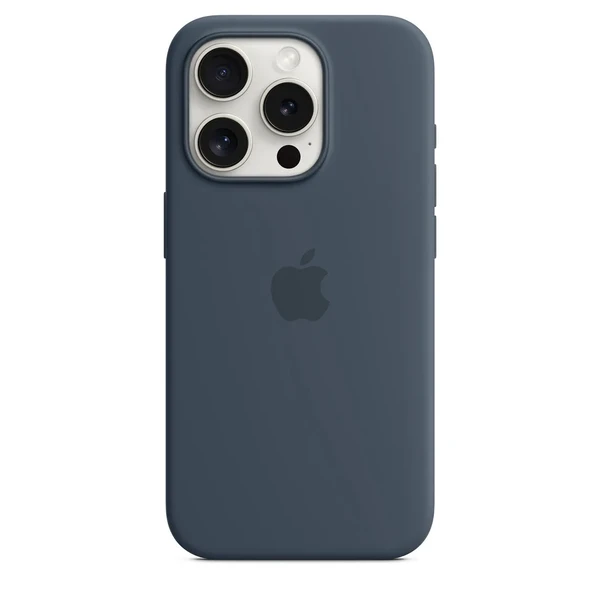 Силіконовий чохол Apple Silicone Case з MagSafe Storm Blue (MT1P3) для iPhone 15 Pro Max
