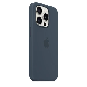Силиконовый чехол Apple Silicone Case c MagSafe Storm Blue (MT1D3) для iPhone 15 Pro - Фото 2