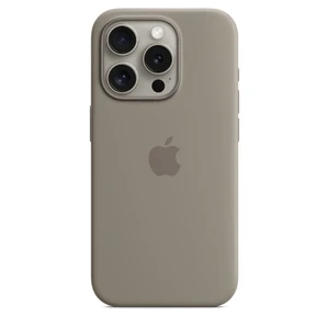 Силіконовий чохол Apple Silicone Case з MagSafe Clay (MT1Q3) для iPhone 15 Pro Max - Фото 4