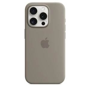 Силіконовий чохол Apple Silicone Case з MagSafe Clay (MT1Q3) для iPhone 15 Pro Max