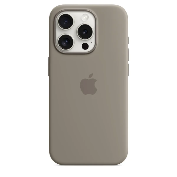 Силіконовий чохол Apple Silicone Case з MagSafe Clay (MT1Q3) для iPhone 15 Pro Max