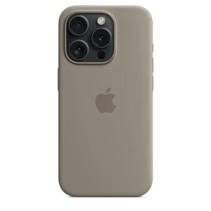 Силіконовий чохол Apple Silicone Case з MagSafe Clay (MT1Q3) для iPhone 15 Pro Max - Фото 6
