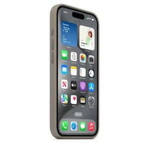 Силіконовий чохол Apple Silicone Case з MagSafe Clay (MT1Q3) для iPhone 15 Pro Max - Фото 3