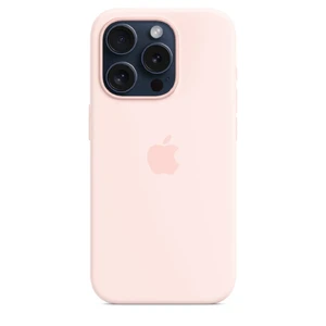 Силиконовый чехол Apple Silicone Case c MagSafe Light Pink (MT1F3) для iPhone 15 Pro - Фото 5
