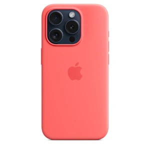 Силиконовый чехол Apple Silicone Case c MagSafe Guava (MT1G3) для iPhone 15 Pro - Фото 5
