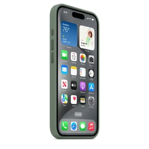 Силіконовий чохол Apple Silicone Case з MagSafe Cypress (MT1J3) для iPhone 15 Pro - Фото 3