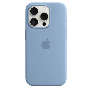 Силиконовый чехол iLoungeMax Silicone Case c MagSafe Winter Blue для iPhone 15 Pro Max OEM  - Фото 1