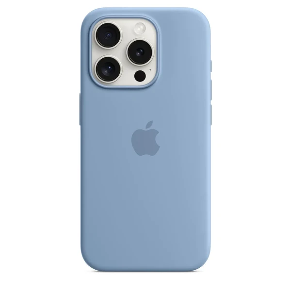 Силіконовий чохол Apple Silicone Case з MagSafe Winter Blue (MT1Y3) для iPhone 15 Pro Max