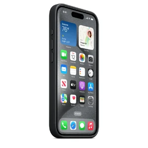Защитный чехол Apple FineWoven Case с MagSafe Black (MT4V3) для iPhone 15 Pro Max - Фото 3
