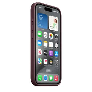 Захисний чохол Apple FineWoven Case з MagSafe Mulberry (MT4X3) для iPhone 15 Pro Max - Фото 3