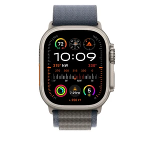 Ремешок Apple Alpine Loop Blue для Apple Watch Ultra 2 49 mm | 45 mm | 44 mm Размер S (MT5J3) - Фото 2