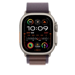 Ремешок Apple Alpine Loop Indigo для Apple Watch Ultra 2 49 mm | 45 mm | 44 mm Размер L (MT5R3) - Фото 2