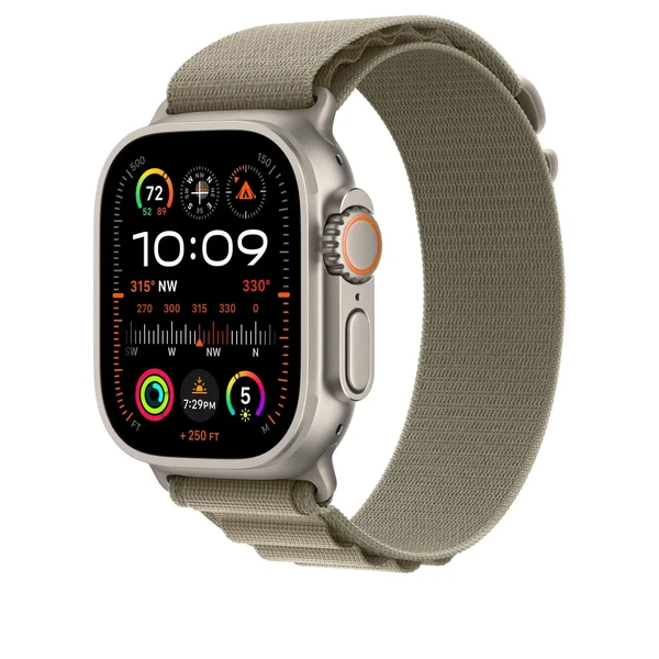 Ремінець Apple Alpine Loop Olive для Apple Watch Ultra 2 49 mm | 45 mm | 44 mm Розмір L (MT5V3)