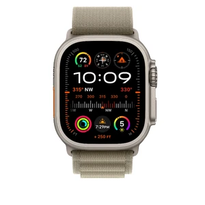 Ремінець Apple Alpine Loop Olive для Apple Watch Ultra 2 49 mm | 45 mm | 44 mm Розмір L (MT5V3) - Фото 2