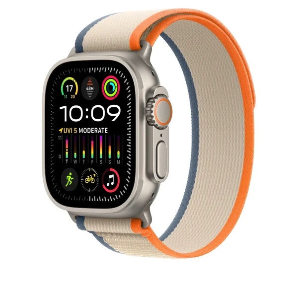 Ремешок Apple Trail Loop Orange/Beige для Apple Watch Ultra 2 49 mm | 45 mm | 44 mm Размер M/L (MT5W3) в Сумах