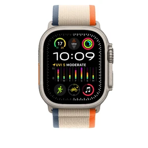 Ремешок Apple Trail Loop Orange/Beige для Apple Watch Ultra 2 49 mm | 45 mm | 44 mm Размер S/M (MT5W3) - Фото 2