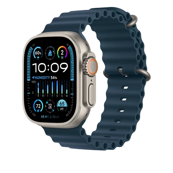 Ремінець Apple Ocean Band Blue для Apple Watch Ultra 2 49mm | 45mm | 44mm (MT633) в Ужгороді