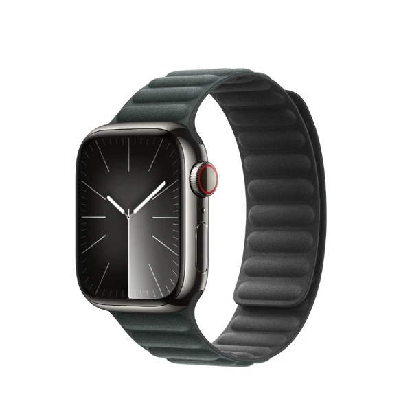 Ремешок Apple Magnetic Link Evergreen из FineWoven для Apple Watch Ultra 2 49 mm | 45 mm | 44 mm | 42 mm Размер M/L (MTJD3) в Сумах