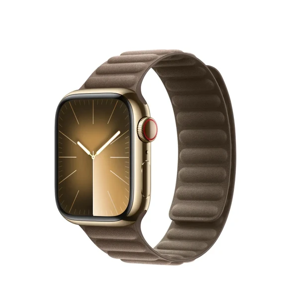 Ремінець Apple Magnetic Link Taupe з FineWoven для Apple Watch Ultra 2 49 mm | 45 mm | 44 mm | 42 mm Розмір M/L (MTJE3)