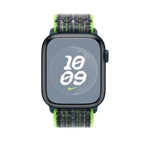 Ремешок Apple Bright Green/Blue Nike Sport Loop (MTL43) для Apple Watch Ultra 2 49 mm | 45 mm | 44 mm | 42 mm - Фото 2
