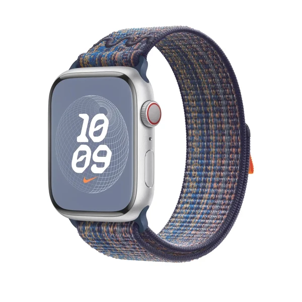 Ремінець Apple Game Royal/Orange Nike Sport Loop (MTL53) для Apple Watch Ultra 2 49 mm | 45 mm | 44 mm | 42 mm