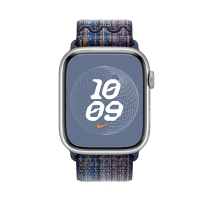 Ремешок Apple Game Royal/Orange Nike Sport Loop (MTL53) для Apple Watch Ultra 2 49 mm | 45 mm | 44 mm | 42 mm - Фото 2