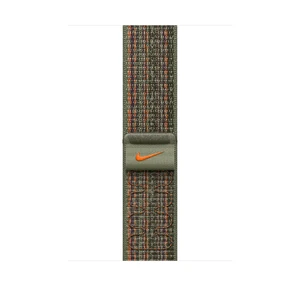 Ремешок Apple Sequoia/Orange Nike Sport Loop (MTL33) для Apple Watch 41 mm | 40 mm | 38 mm - Фото 3