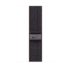 Ремінець Apple Black/Blue Nike Sport Loop (MUJV3) для Apple Watch 41 mm | 40 mm | 38 mm - Фото 3