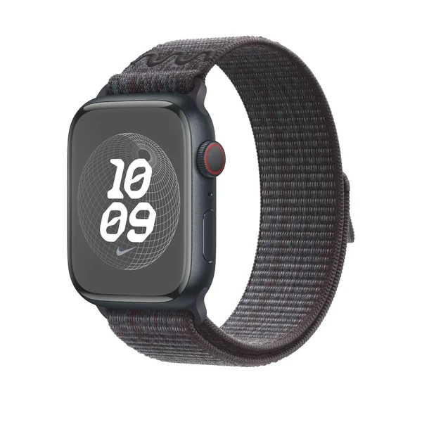 Ремінець Apple Black/Blue Nike Sport Loop (MUJV3) для Apple Watch 41 mm | 40 mm | 38 mm у Тернополі