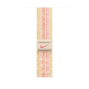 Ремешок Apple Starlight/Pink Nike Sport Loop (MUJW3) для Apple Watch 41 mm | 40 mm | 38 mm - Фото 3