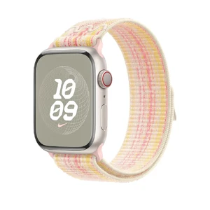 Ремешок Apple Starlight/Pink Nike Sport Loop (MUJW3) для Apple Watch 41 mm | 40 mm | 38 mm MUJW3 - Фото 1
