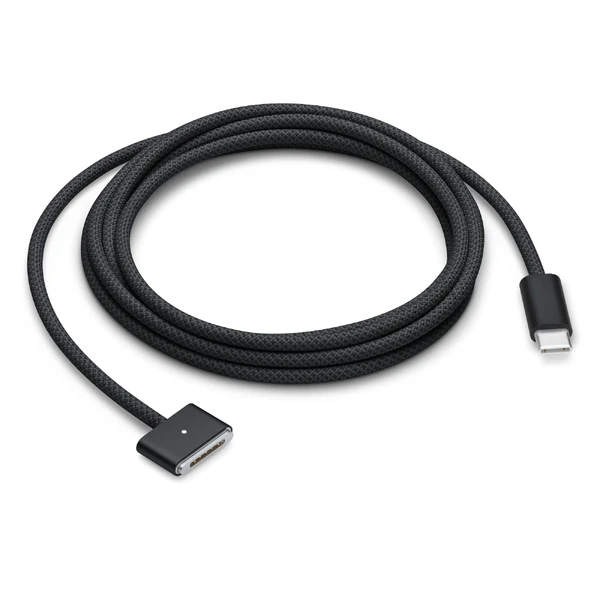 Зарядний кабель Apple USB-C на MagSafe 3 Cable (2 m) Space Black для MacBook Air M2 | Pro M3 (MUVQ3)