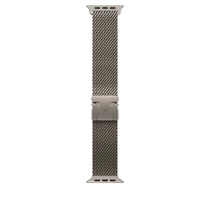 Ремешок iLoungeMax Milanese Loop Natural Titanium для Apple Watch Ultra 49mm | 46mm | 45mm | 44mm - Фото 2