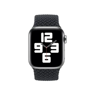 Плетеный монобраслет iLoungeMax Braided Solo Loop Charcoal Black для Apple Watch 41mm | 40mm | 38mm Size S OEM - Фото 2