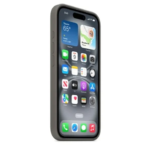 Силиконовый чехол Apple Silicone Case MagSafe Stone Gray (MYY33) для iPhone 16 - Фото 2