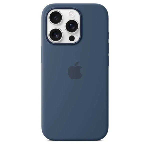 Силіконовий чохол Apple Silicone Case MagSafe Denim (MYYU3) для iPhone 16 Pro Max