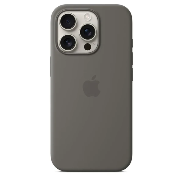 Силіконовий чохол Apple Silicone Case MagSafe Stone Gray (MYYL3) для iPhone 16 Pro