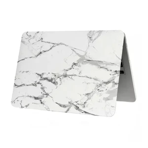 Мраморный чехол iLoungeMax Marble White | Gray для MacBook 12"  - Фото 1