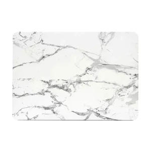 Мраморный чехол iLoungeMax Marble White | Gray для MacBook Air 13" (2008-2017)  - Фото 1