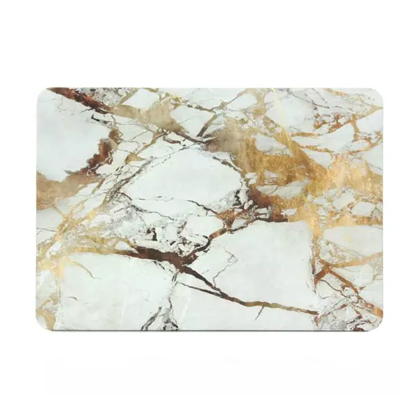 Мармуровий чохол iLoungeMax Marble White | Yellow для MacBook Air 13" (2008-2017)