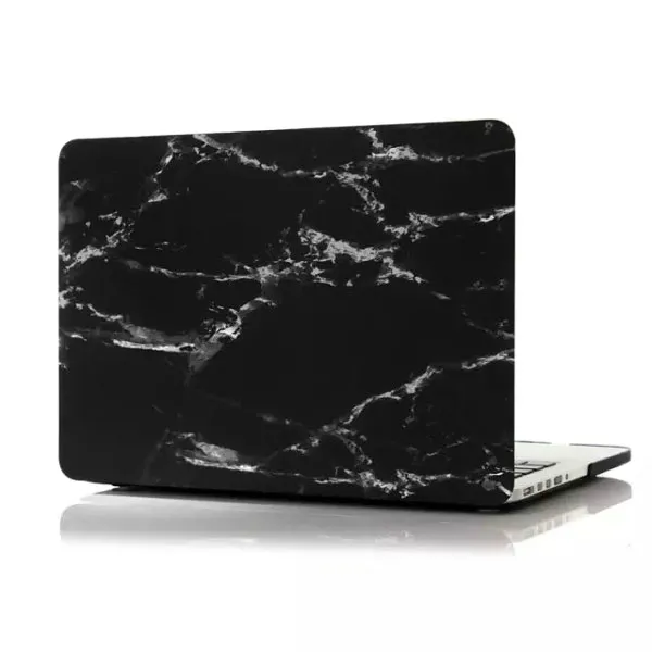 Мраморный чехол iLoungeMax Marble Black | White для MacBook Pro 13" Retina в Ровно