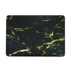 Мраморный чехол iLoungeMax Marble Black | Yellow для MacBook Pro 13" Retina - Фото 2