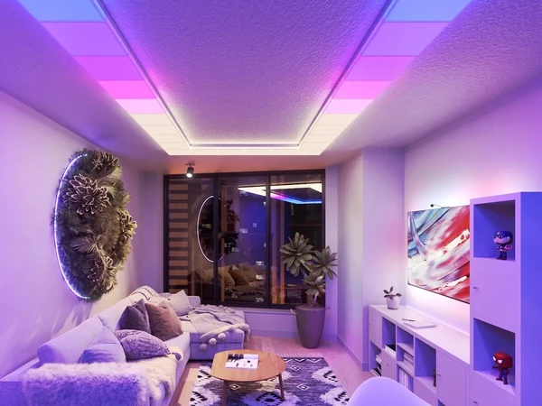 Умный светильник для потолка Nanoleaf Skylight с поддержкой Matter