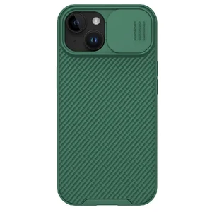 Протиуданий чохол зі шторкою для камери Nillkin CamShield Pro Deep Green для iPhone 15  - Фото 1