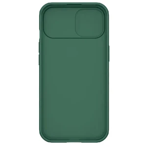Протиуданий чохол зі шторкою для камери Nillkin CamShield Pro Deep Green для iPhone 15 - Фото 2