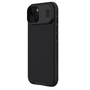Противоударный чехол со шторкой для камеры Nillkin CamShield Pro Black для iPhone 15 Plus - Фото 2