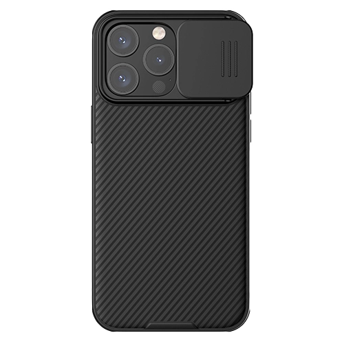 Протиуданий чохол зі шторкою для камери Nillkin CamShield Pro Black для iPhone 15 Pro Max у Тернополі