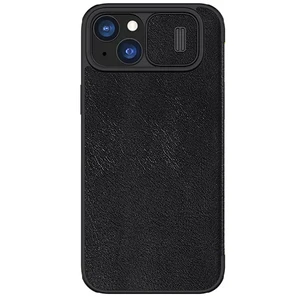 Шкіряний чохол-книжка зі шторкою для камери Nillkin Qin Pro Leather Black для iPhone 15 Plus - Фото 2