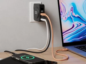 Портативное зарядное устройство MagSafe P3 PRO с поддержкой быстрой зарядки Qi2 и 3-х портретов USB - Фото 3
