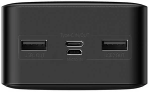 Повербанк Baseus Bipow Digital Display Power Bank Black 30000mAh 15W - Фото 4